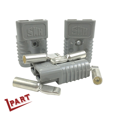 Conector rápido elétrico do cinza 175A 600v do conector do carregador de bateria da empilhadeira