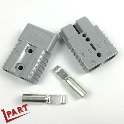 Conector rápido elétrico do cinza 175A 600v do conector do carregador de bateria da empilhadeira