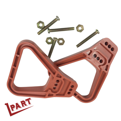 Punho elétrico vermelho do conector da tomada do carregador da empilhadeira para a bateria de 175A 350A