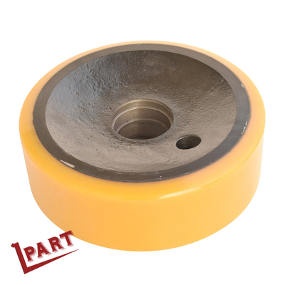 O caminhão de pálete de nylon do poliuretano da empilhadeira roda 285x100x72mm para R14 R16