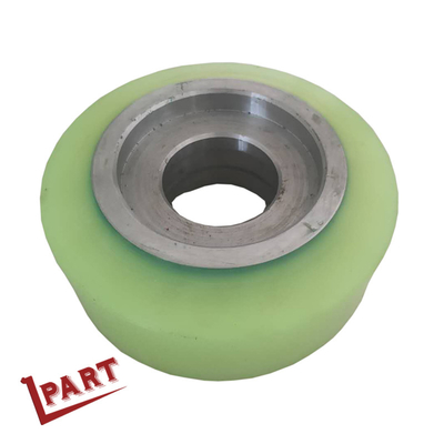 Pálete de nylon Jack Wheels Roller da pálete elétrica da empilhadeira 178mmx73mm