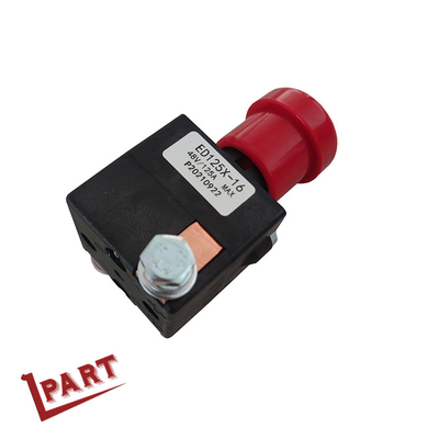 Poderes de emergência da empilhadeira do ODM fora do interruptor ED125X-16 48V 125A do botão