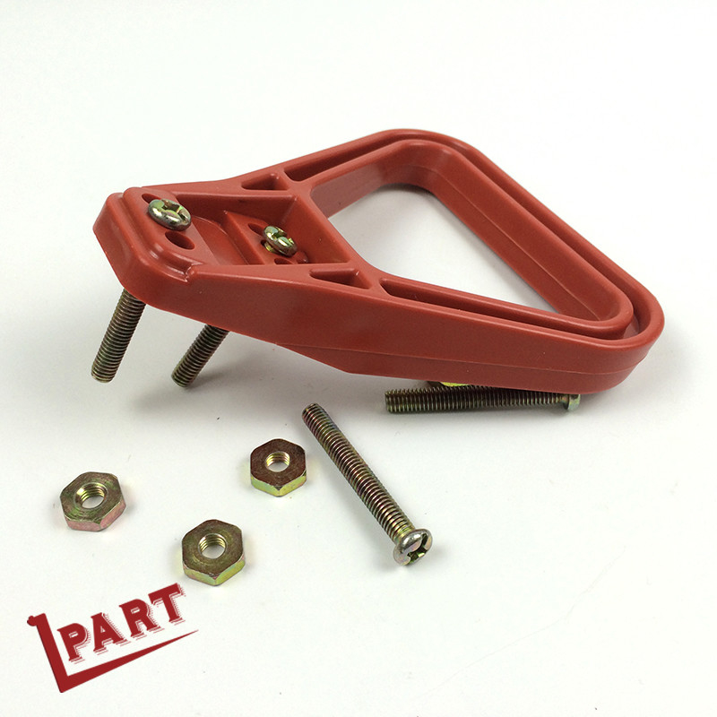 Punho elétrico vermelho do conector da tomada do carregador da empilhadeira para a bateria de 175A 350A