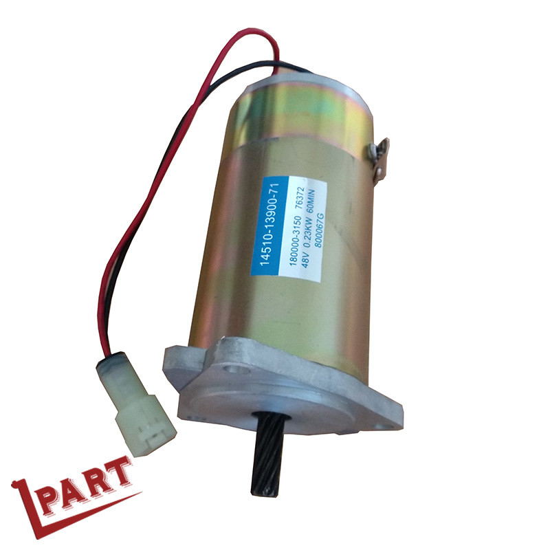 Motor elétrico 14510-13700-71 da empilhadeira da C.C. do motor do limpador da empilhadeira de 7FBR 1.5T 2.5T